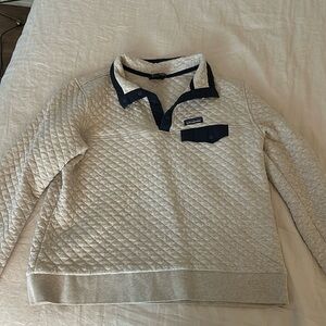 Patagonia, quilted quarter-snap pullover